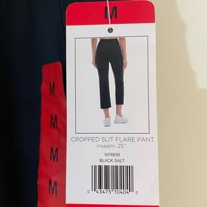 Jockey Cropped Split Flare Pant - Medium